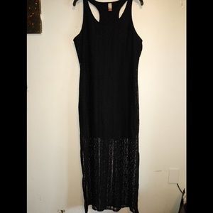 Long Black Lace Dress